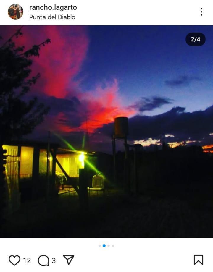 Bed and Breakfast Rancho Lagarto Punta del Diablo Exterior foto